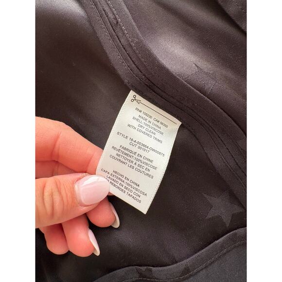 Equipment x Tabitha Simmons Hampton Star Print Pattern Blazer Jacket Size 6 - Picture 6 of 8